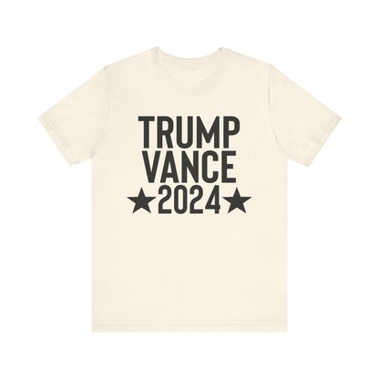 Trump VP Pick Vance 2024 Shirt Bella Canvas 3001 Unisex T-Shirt Vote Trump, J.D. Vance VP, Trump, Pro Trump, Election Campaign Shirt