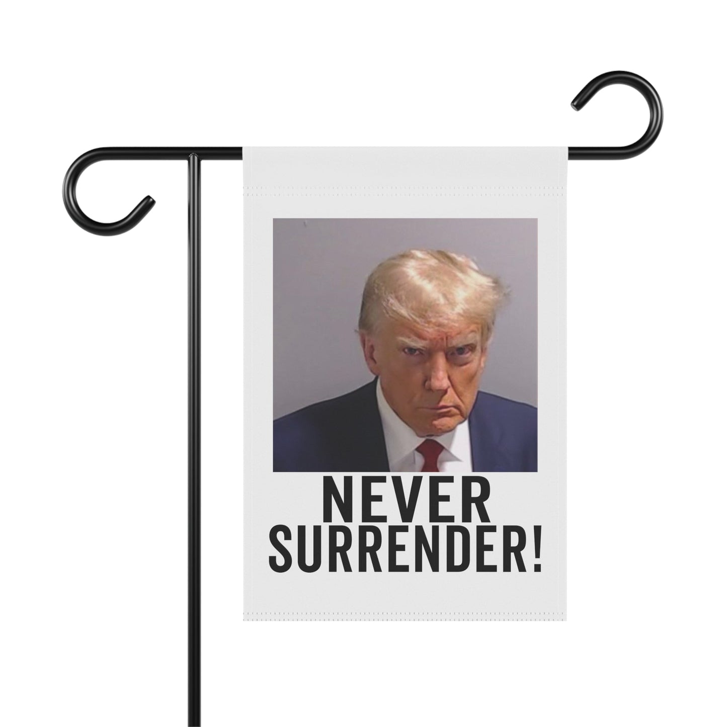 Georgia Trump Mugshot Trump Never Surrender Lawn Flag Trump Flag Trump Banner Garden & House Banner