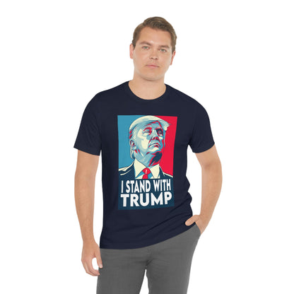 I Stand With Trump Shirt Unisex Bella Canvas Pro Trump Shirt Trump Arrested Trump Arraignment Trump Mugshot MAGA Trump 2024 Let's Go Brandon