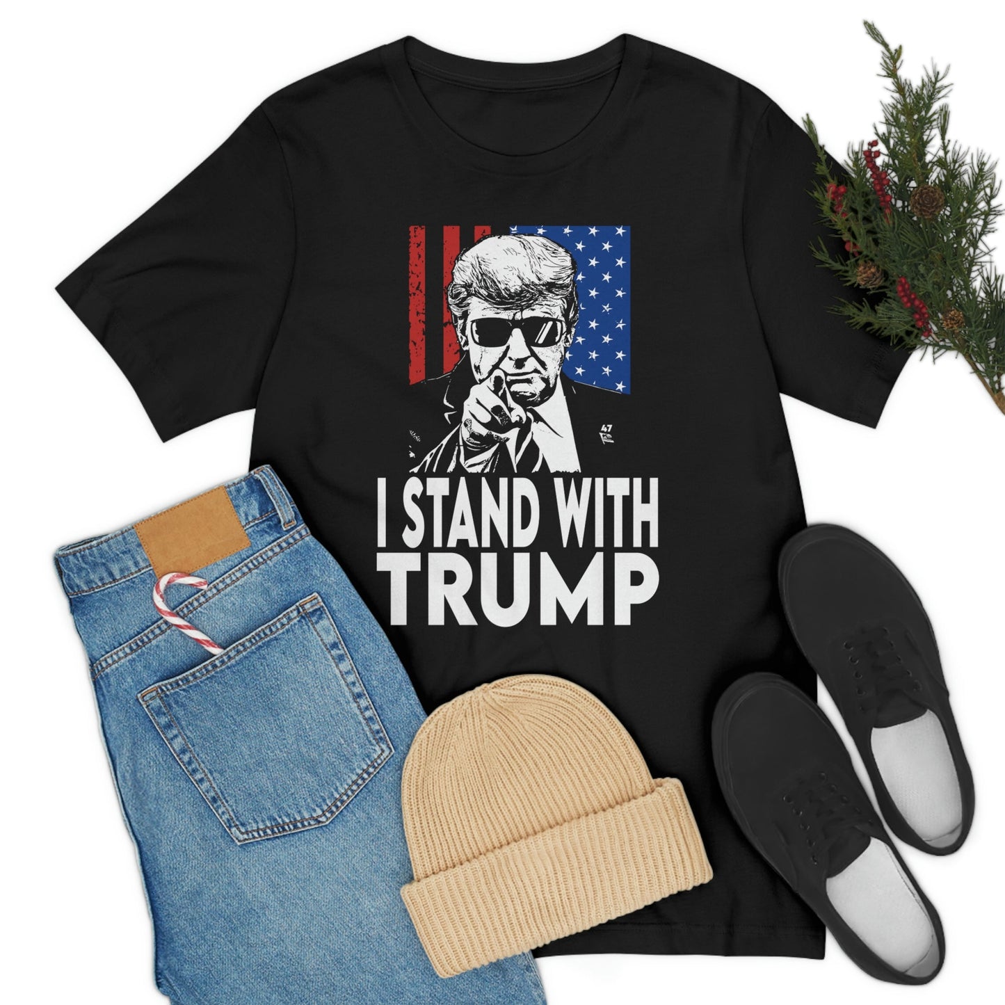 I Stand With Trump Shirt Unisex Bella Canvas Pro Trump Shirt Trump Arrested Trump Arraignment Trump Charges MAGA Trump 2024 Let's Go Brandon