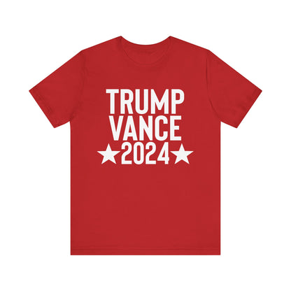 Trump VP Pick Vance 2024 Shirt Bella Canvas 3001 Unisex T-Shirt Vote Trump, J.D. Vance VP, Trump, Pro Trump, Election Campaign Shirt