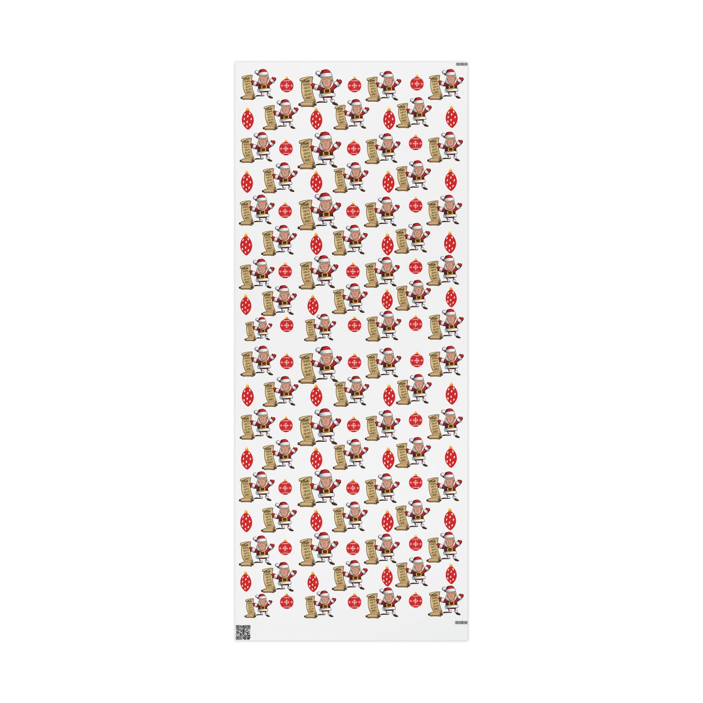 Great Santa Trump Wrapping Paper for Gifts - Trump's Naughty List Christmas Gift Wrap Let's Go Brandon Maga Gift Wrap Christmas Trump 2024