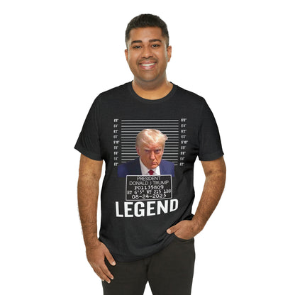 The Georgia Trump Mugshot Shirt Bella Canvas 3001 Unisex T-Shirt Trump Mugshot Trump Georgia Trump Legend