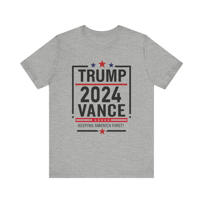 RNC Pick Trump VP Pick Vance 2024 Shirt Bella Canvas 3001 Unisex T-Shirt Vote Trump, J.D. Vance VP Trump, Pro Trump Campaign Shirt,  rnc vp