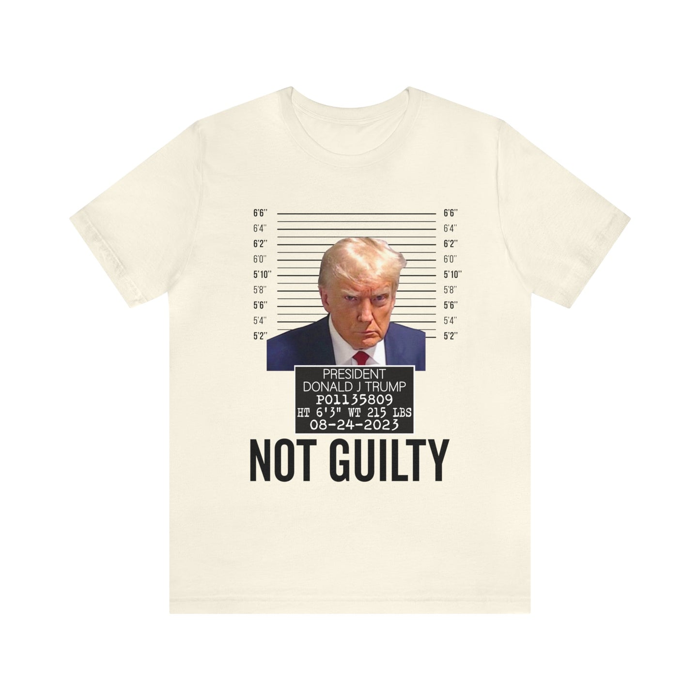 The Georgia Trump Mugshot Shirt Bella Canvas 3001 Unisex T-Shirt Trump Mugshot Trump Georgia Trump