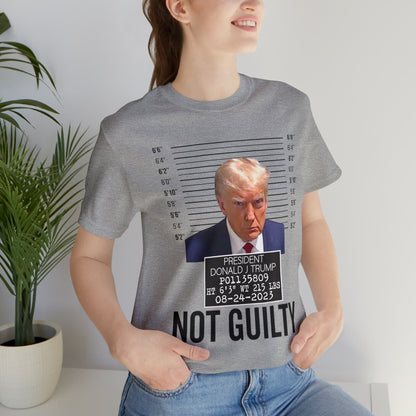 The Georgia Trump Mugshot Shirt Bella Canvas 3001 Unisex T-Shirt Trump Mugshot Trump Georgia Trump