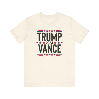 Trump VP Pick Vance 2024 Shirt Bella Canvas 3001 Unisex T-Shirt Vote Trump, J.D. Vance VP, Trump, Pro Trump, 2024 Election Campaign Shirt