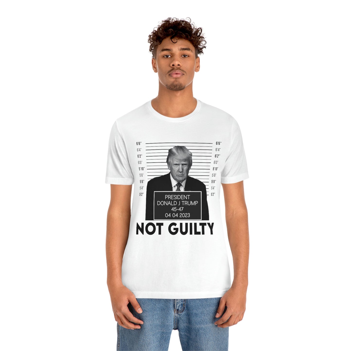 Trump Mugshot Not Guilty Shirt Unisex Bella Canvas Pro Trump Shirt