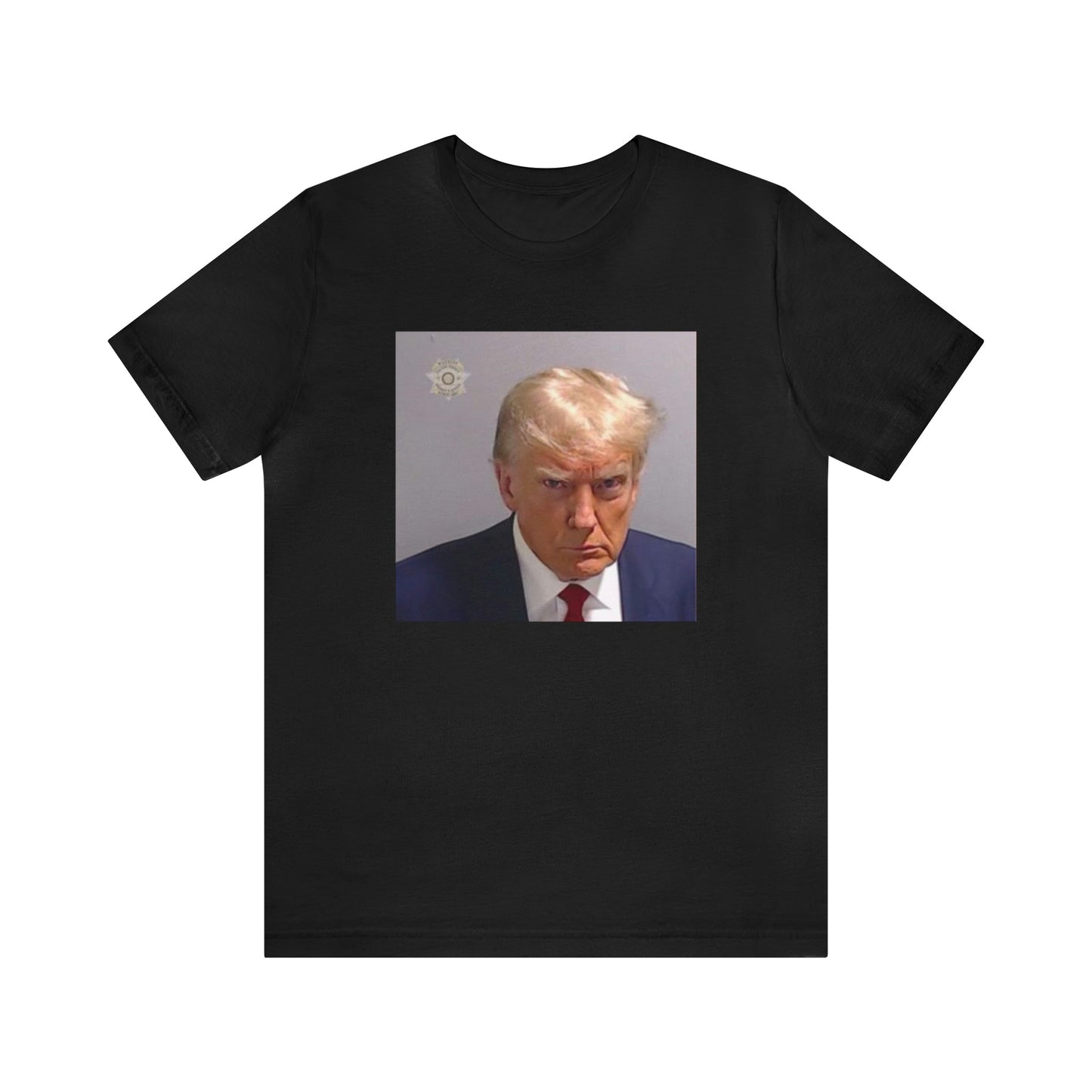 The Georgia Trump Mugshot Shirt Bella Canvas 3001 Unisex T-Shirt Trump Mugshot Trump Georgia Trump