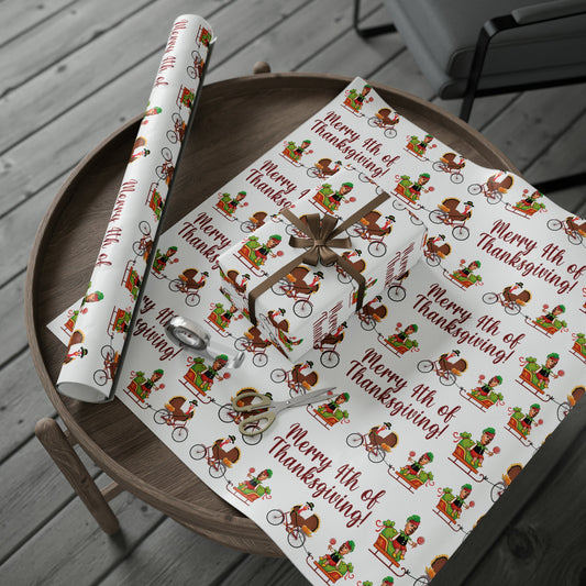 Hilarious Biden Confused Christmas Wrapping Paper for Gifts Biden Merry 4th of Thanksgiving Pro Trump Let's Go Brandon Trump Gift Wrap MAGA