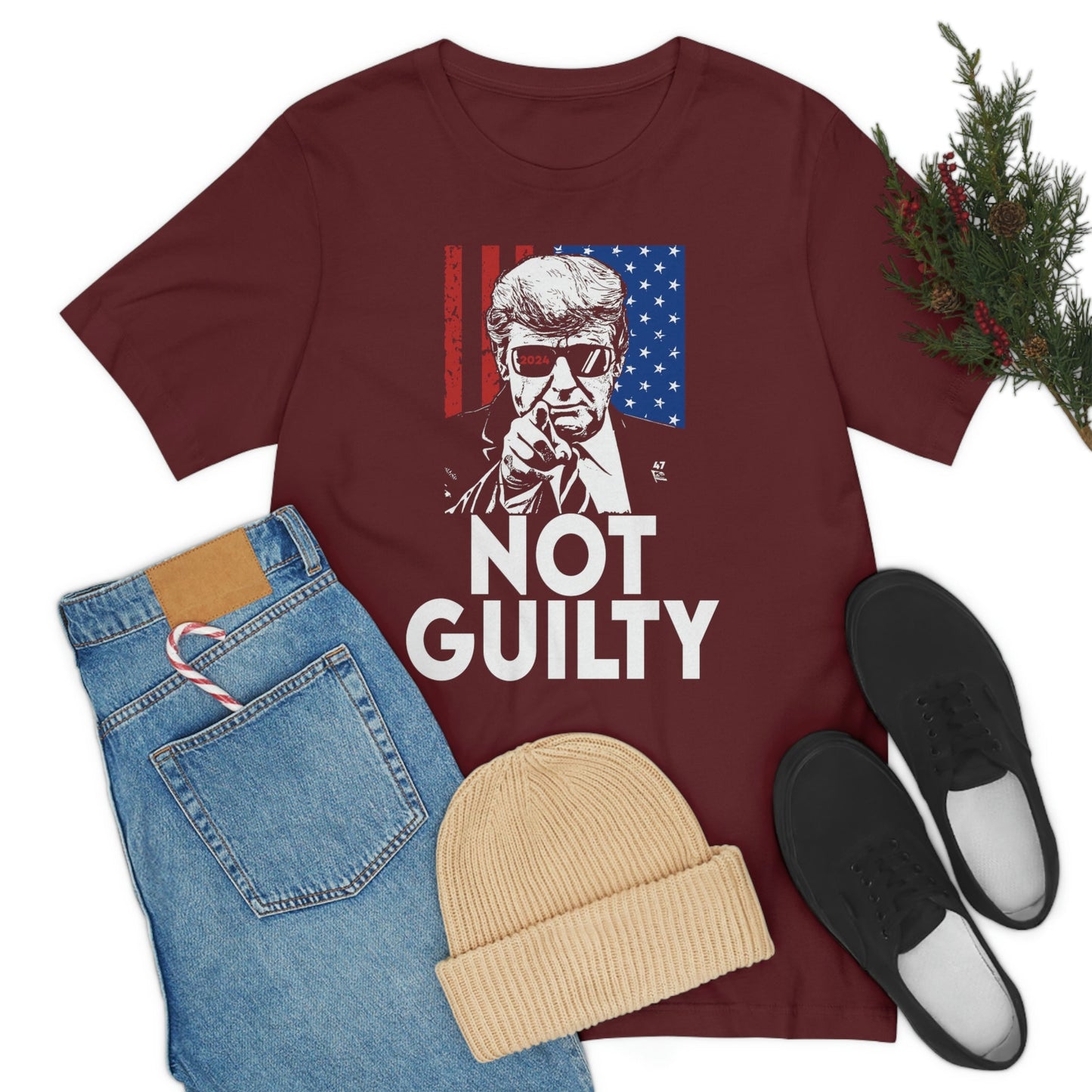 Stand With Trump Not Guilty Shirt Unisex Bella Canvas Pro Trump Shirt Trump Arrested Trump Arraignment Trump Mugshot MAGA Trump 2024 FJB