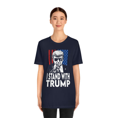 I Stand With Trump Shirt Unisex Bella Canvas Pro Trump Shirt Trump Arrested Trump Arraignment Trump Charges MAGA Trump 2024 Let's Go Brandon