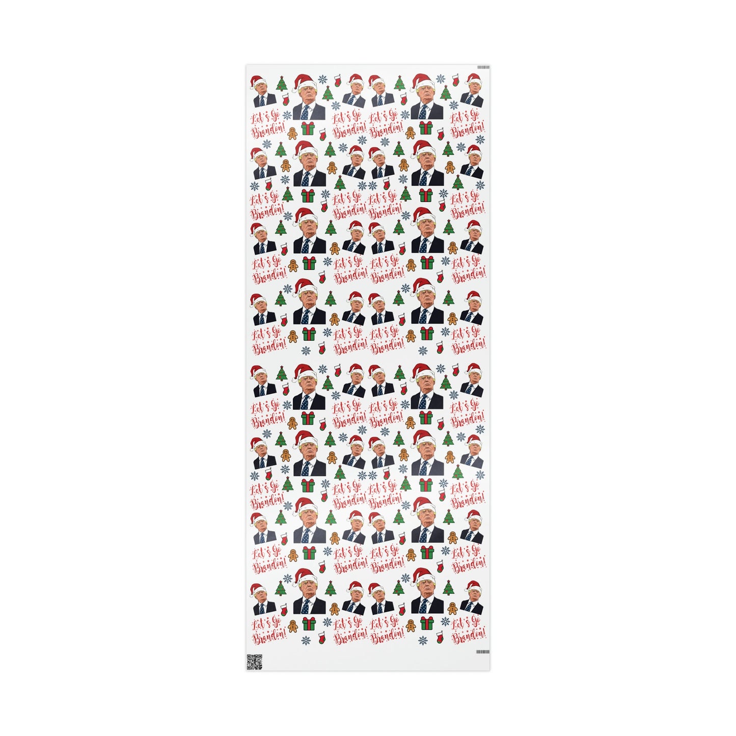 The Best Trump Wrapping Paper for Gifts - Pro Trump Let's Go Brandon Christmas Gift Wrap Brandon Maga Gift Wrap Santa Trump Republican Gift