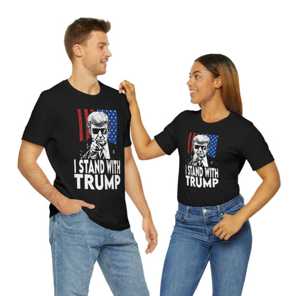 I Stand With Trump Shirt Unisex Bella Canvas Pro Trump Shirt Trump Arrested Trump Arraignment Trump Charges MAGA Trump 2024 Let's Go Brandon