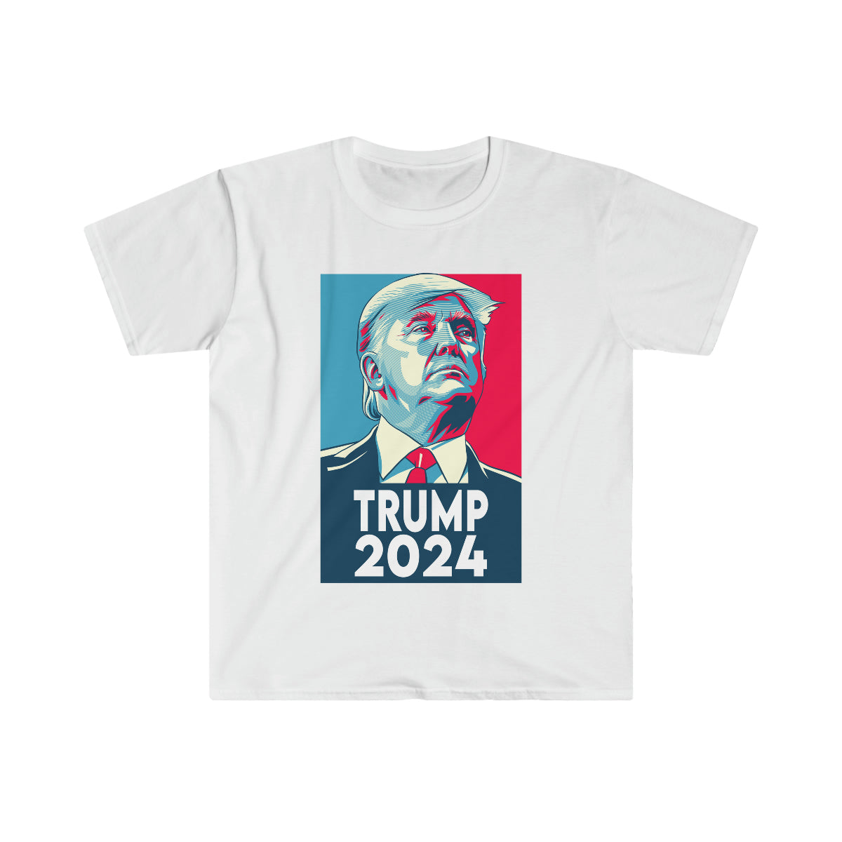 Trump 2024 Election Trump T-Shirt Trump Running Election Again Maga Save America 2024 Election Announcement Trump Unisex Softstyle T-Shirt