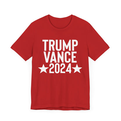 Trump VP Pick Vance 2024 Shirt Bella Canvas 3001 Unisex T-Shirt Vote Trump, J.D. Vance VP, Trump, Pro Trump, Election Campaign Shirt