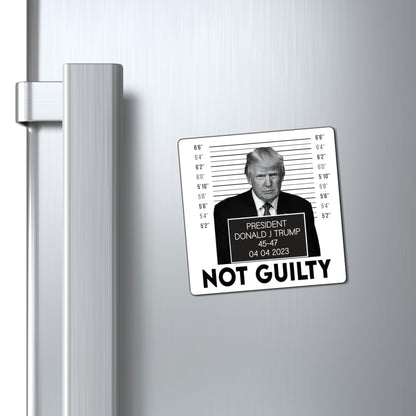 Gift Trump Mugshot Not Guilty Magnet Pro Trump Magnet Trump Arraignment Trump Mugshot MAGA Trump 2024 Magnet Republican Gift Brandon Trump