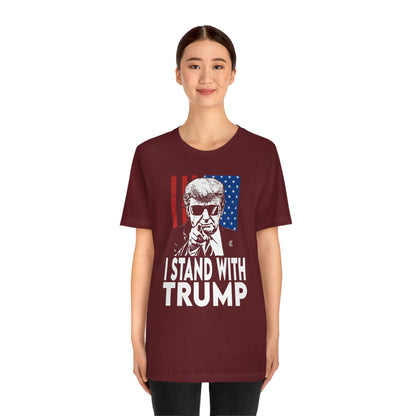 I Stand With Trump Shirt Unisex Bella Canvas Pro Trump Shirt Trump Arrested Trump Arraignment Trump Charges MAGA Trump 2024 Let's Go Brandon