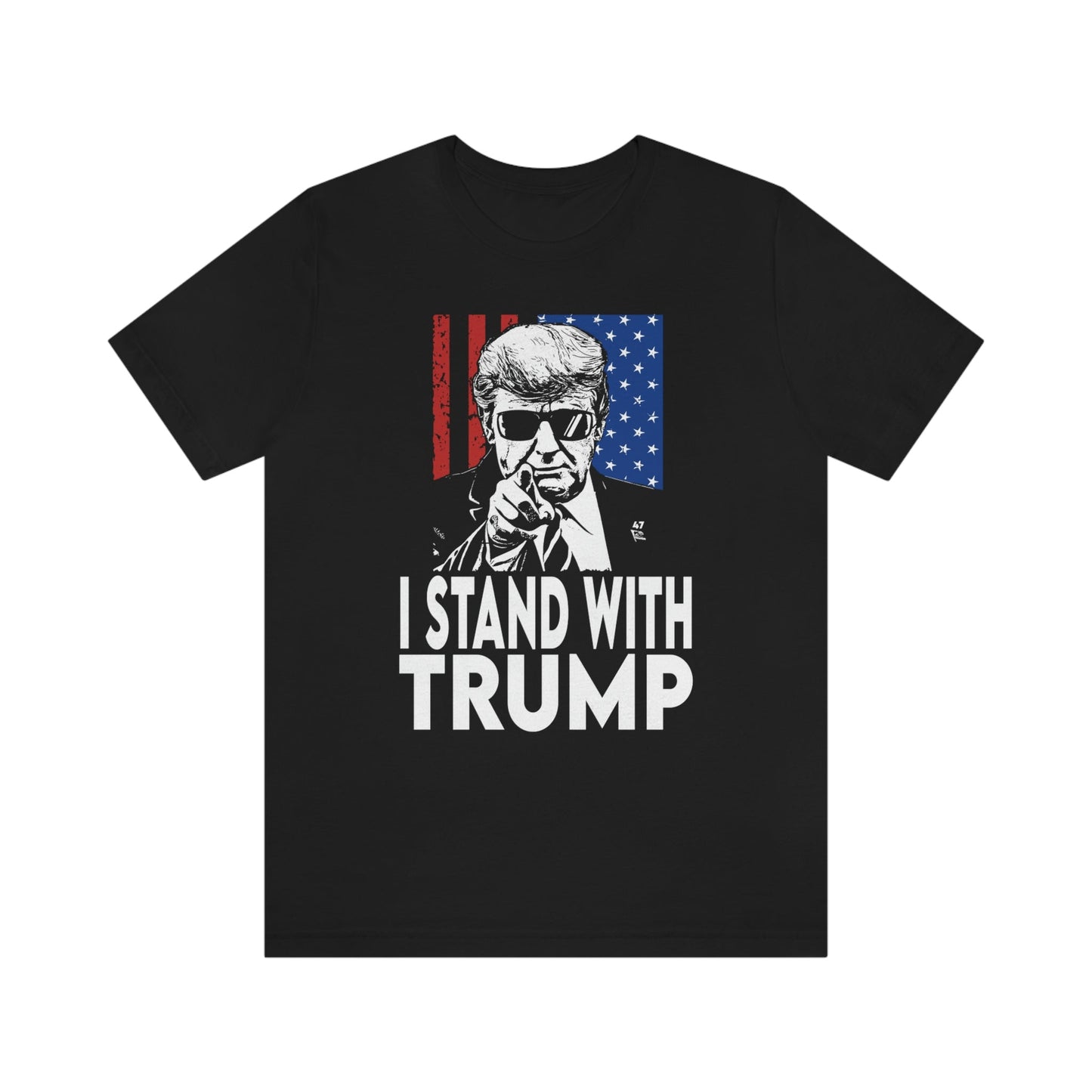 I Stand With Trump Shirt Unisex Bella Canvas Pro Trump Shirt Trump Arrested Trump Arraignment Trump Charges MAGA Trump 2024 Let's Go Brandon