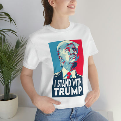 I Stand With Trump Shirt Unisex Bella Canvas Pro Trump Shirt Trump Arrested Trump Arraignment Trump Mugshot MAGA Trump 2024 Let's Go Brandon