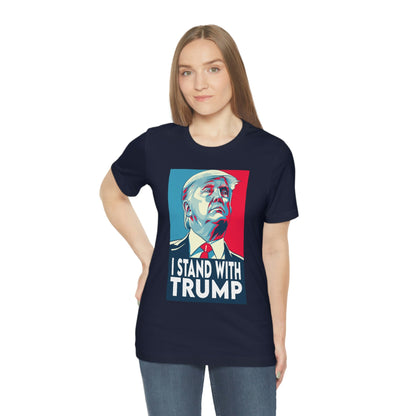 I Stand With Trump Shirt Unisex Bella Canvas Pro Trump Shirt Trump Arrested Trump Arraignment Trump Mugshot MAGA Trump 2024 Let's Go Brandon