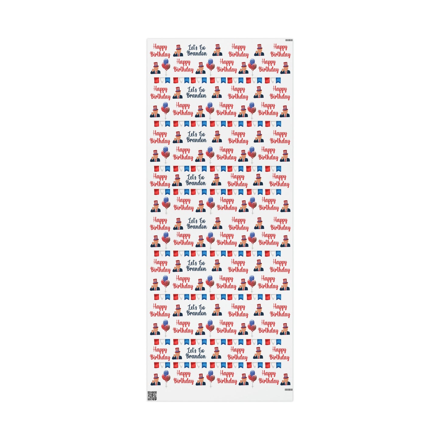 Top Trump Birthday Wrapping Paper for Gifts - Trump Maga Gift - Funny Let's Go Brandon Biden Trump Funny Wrapping Paper for Birthday Gifts