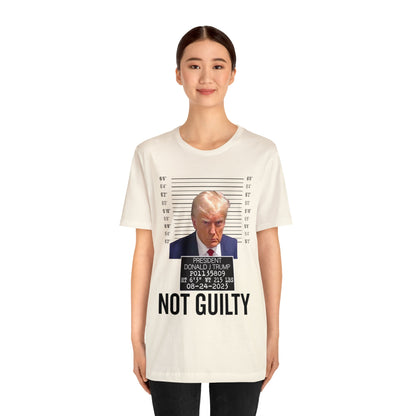 The Georgia Trump Mugshot Shirt Bella Canvas 3001 Unisex T-Shirt Trump Mugshot Trump Georgia Trump