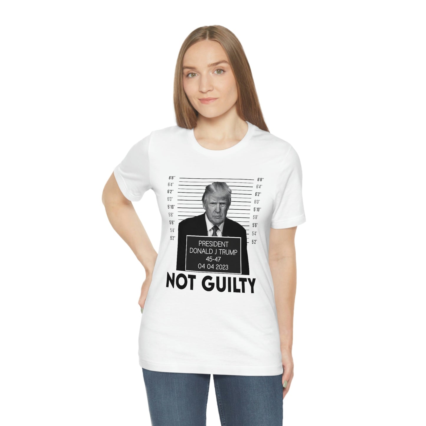 Trump Mugshot Not Guilty Shirt Unisex Bella Canvas Pro Trump Shirt