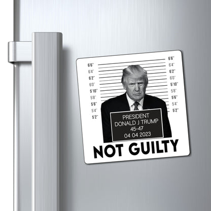 Gift Trump Mugshot Not Guilty Magnet Pro Trump Magnet Trump Arraignment Trump Mugshot MAGA Trump 2024 Magnet Republican Gift Brandon Trump