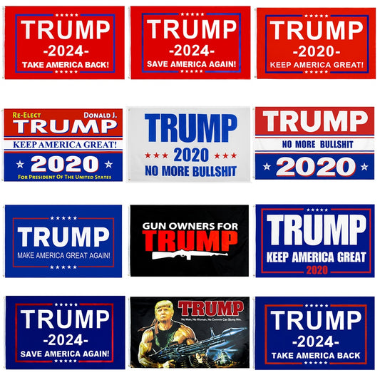 Trump Flags - Save America, Take America Back, Trump 2024