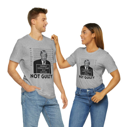 Trump Mugshot Not Guilty Shirt Unisex Bella Canvas Pro Trump Shirt