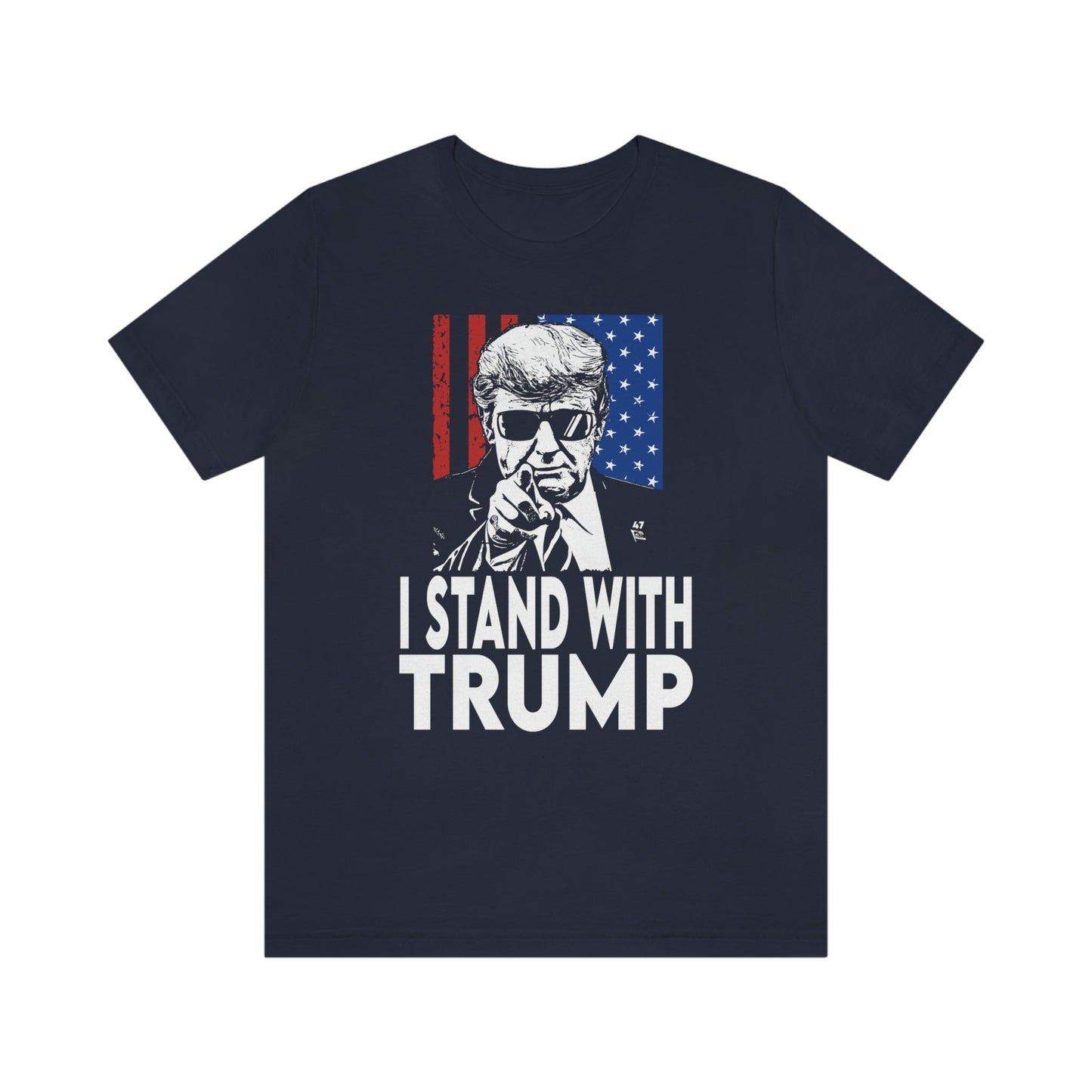 I Stand With Trump Shirt Unisex Bella Canvas Pro Trump Shirt Trump Arrested Trump Arraignment Trump Charges MAGA Trump 2024 Let's Go Brandon