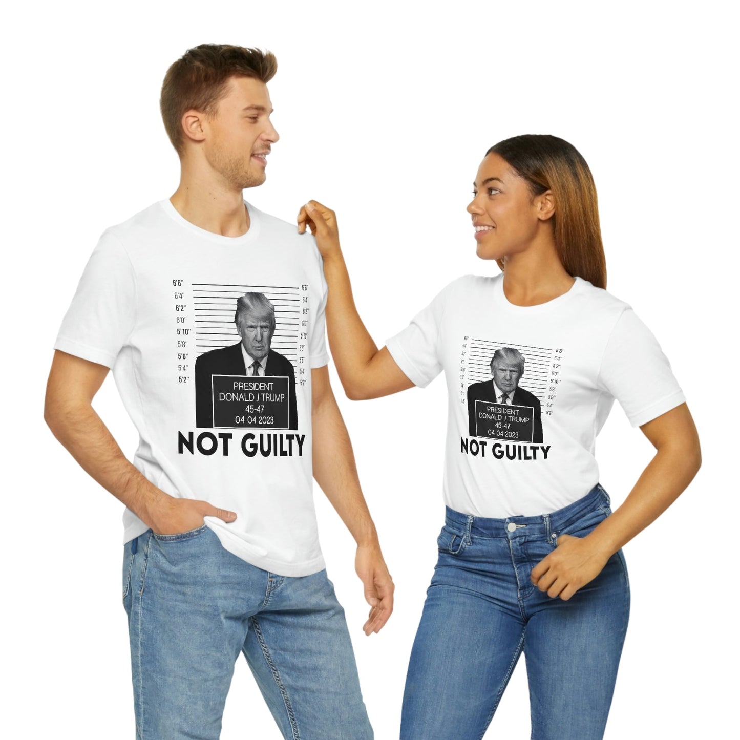 Trump Mugshot Not Guilty Shirt Unisex Bella Canvas Pro Trump Shirt