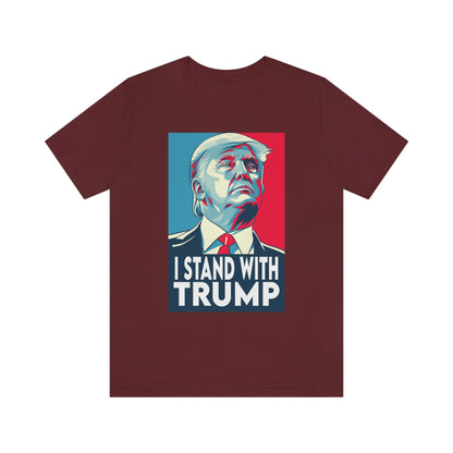 I Stand With Trump Shirt Unisex Bella Canvas Pro Trump Shirt Trump Arrested Trump Arraignment Trump Mugshot MAGA Trump 2024 Let's Go Brandon