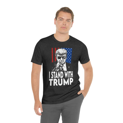 I Stand With Trump Shirt Unisex Bella Canvas Pro Trump Shirt Trump Arrested Trump Arraignment Trump Charges MAGA Trump 2024 Let's Go Brandon