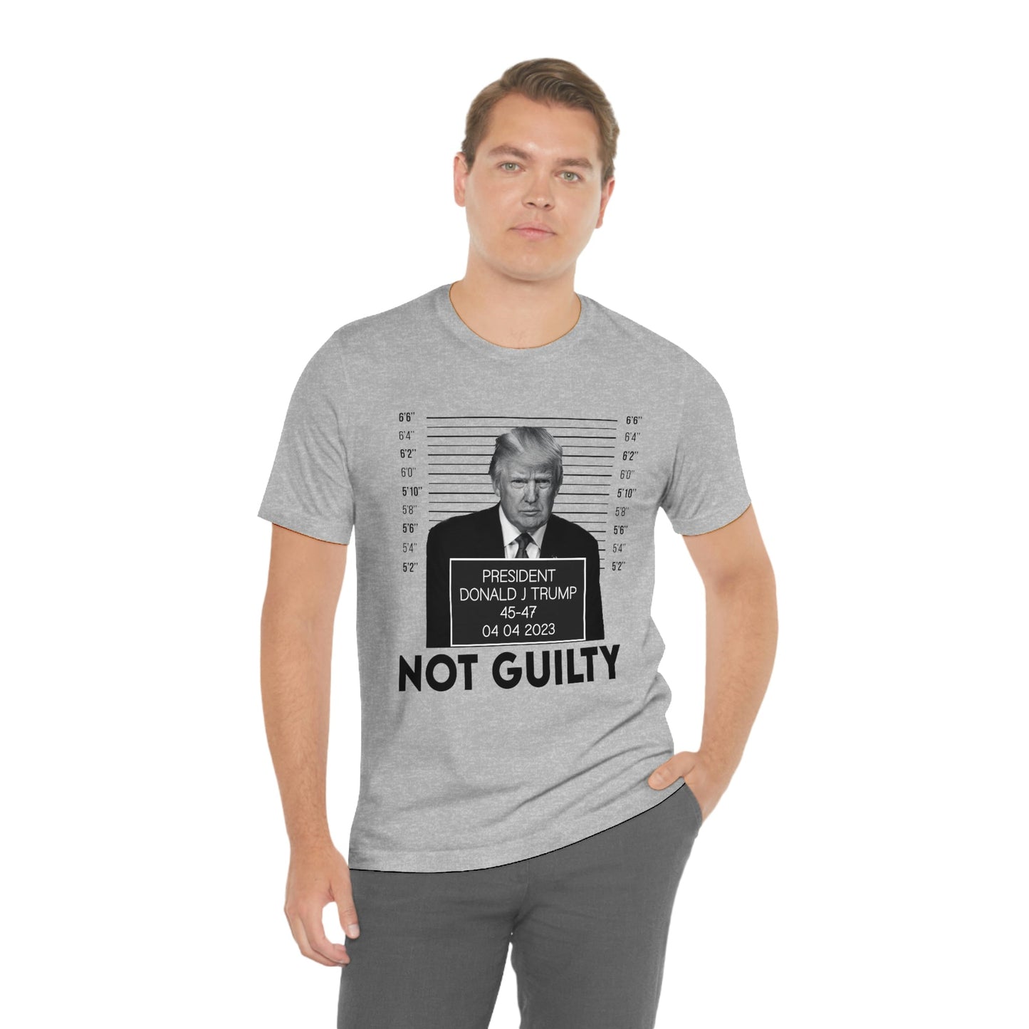 Trump Mugshot Not Guilty Shirt Unisex Bella Canvas Pro Trump Shirt