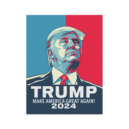 Trump 2024 Election Garden & House Banner 12"x18" and 24.5"x32" Pro Trump 2024 Vote Trump Make America Great Again 2024 Trump Campaign