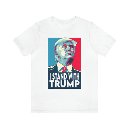 I Stand With Trump Shirt Unisex Bella Canvas Pro Trump Shirt Trump Arrested Trump Arraignment Trump Mugshot MAGA Trump 2024 Let's Go Brandon