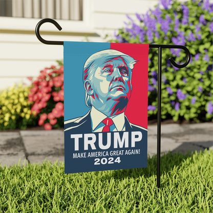 Trump 2024 Election Garden & House Banner 12"x18" and 24.5"x32" Pro Trump 2024 Vote Trump Make America Great Again 2024 Trump Campaign