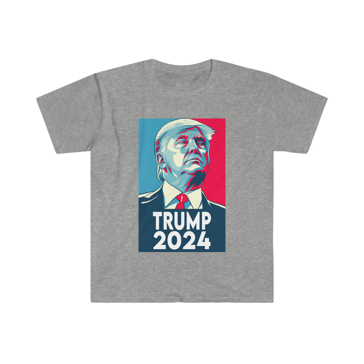 Trump 2024 Election Trump T-Shirt Trump Running Election Again Maga Save America 2024 Election Announcement Trump Unisex Softstyle T-Shirt