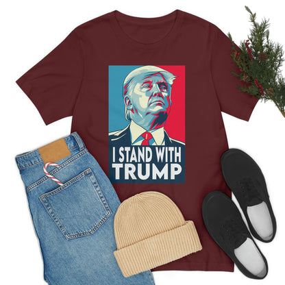 I Stand With Trump Shirt Unisex Bella Canvas Pro Trump Shirt Trump Arrested Trump Arraignment Trump Mugshot MAGA Trump 2024 Let's Go Brandon