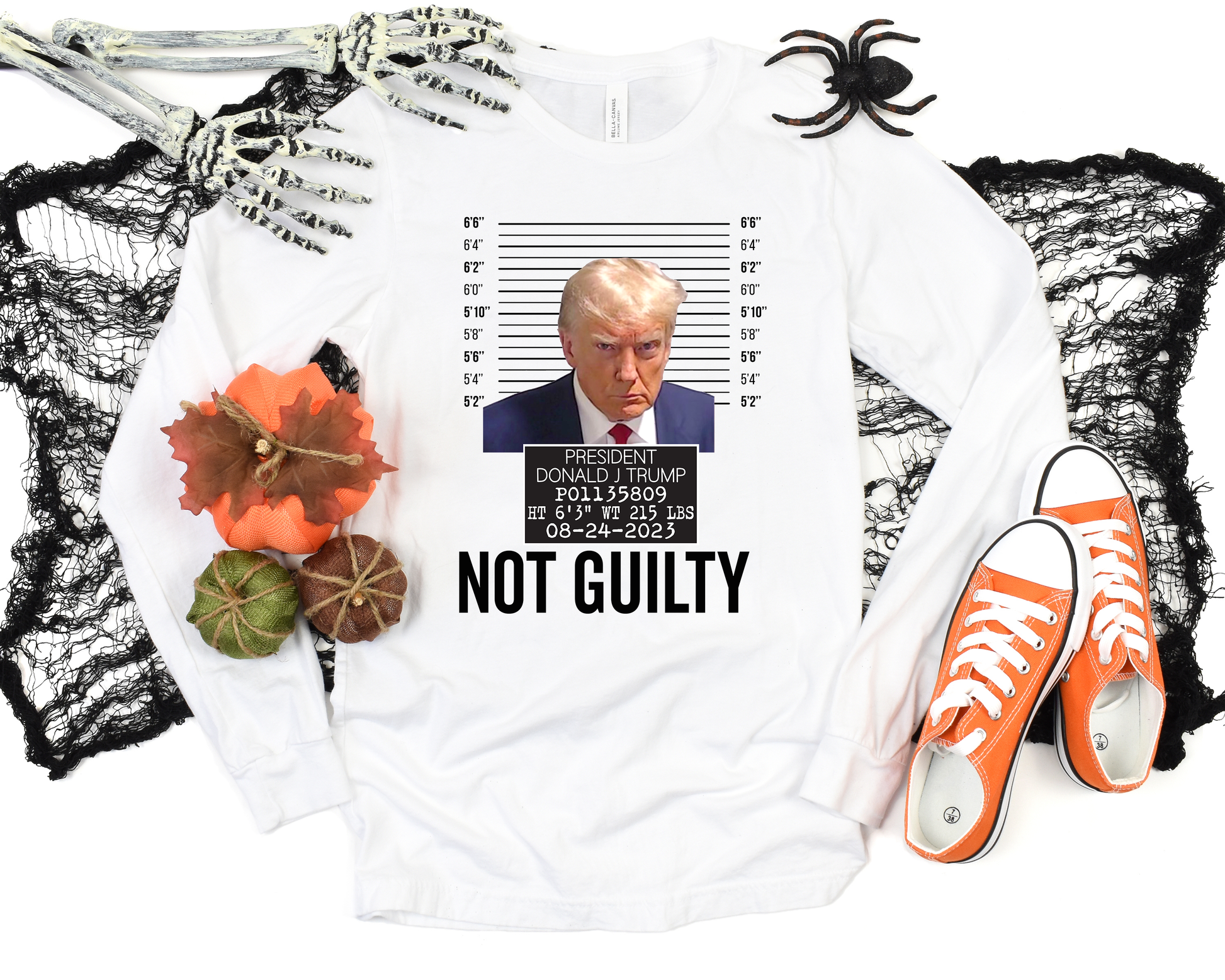 Trump Not Guilty Long Sleeves Shirt